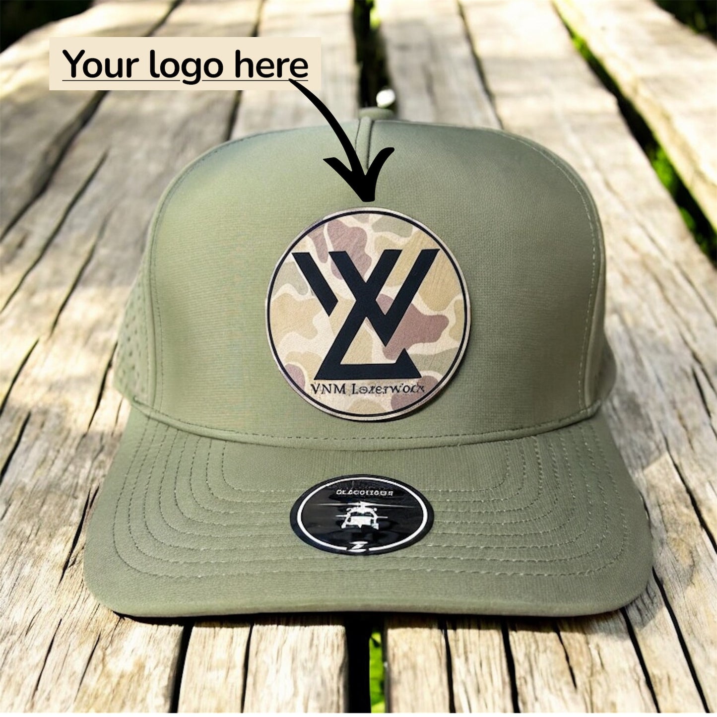 Zapped Headwear - Blackhawk Leatherette Patch Hats