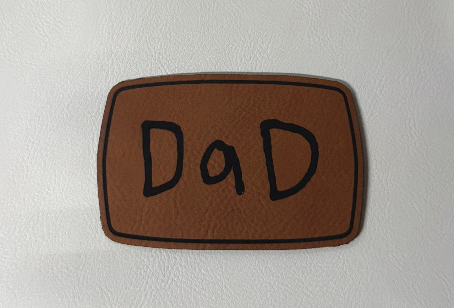 Handwritten Leatherette Patch Hat
