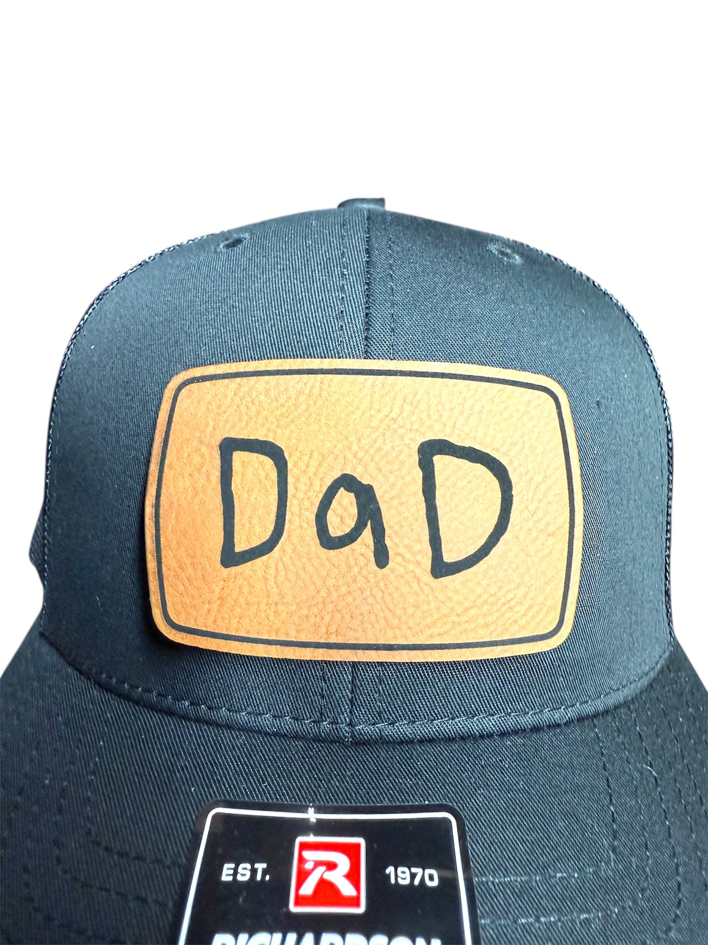 Handwritten Leatherette Patch Hat