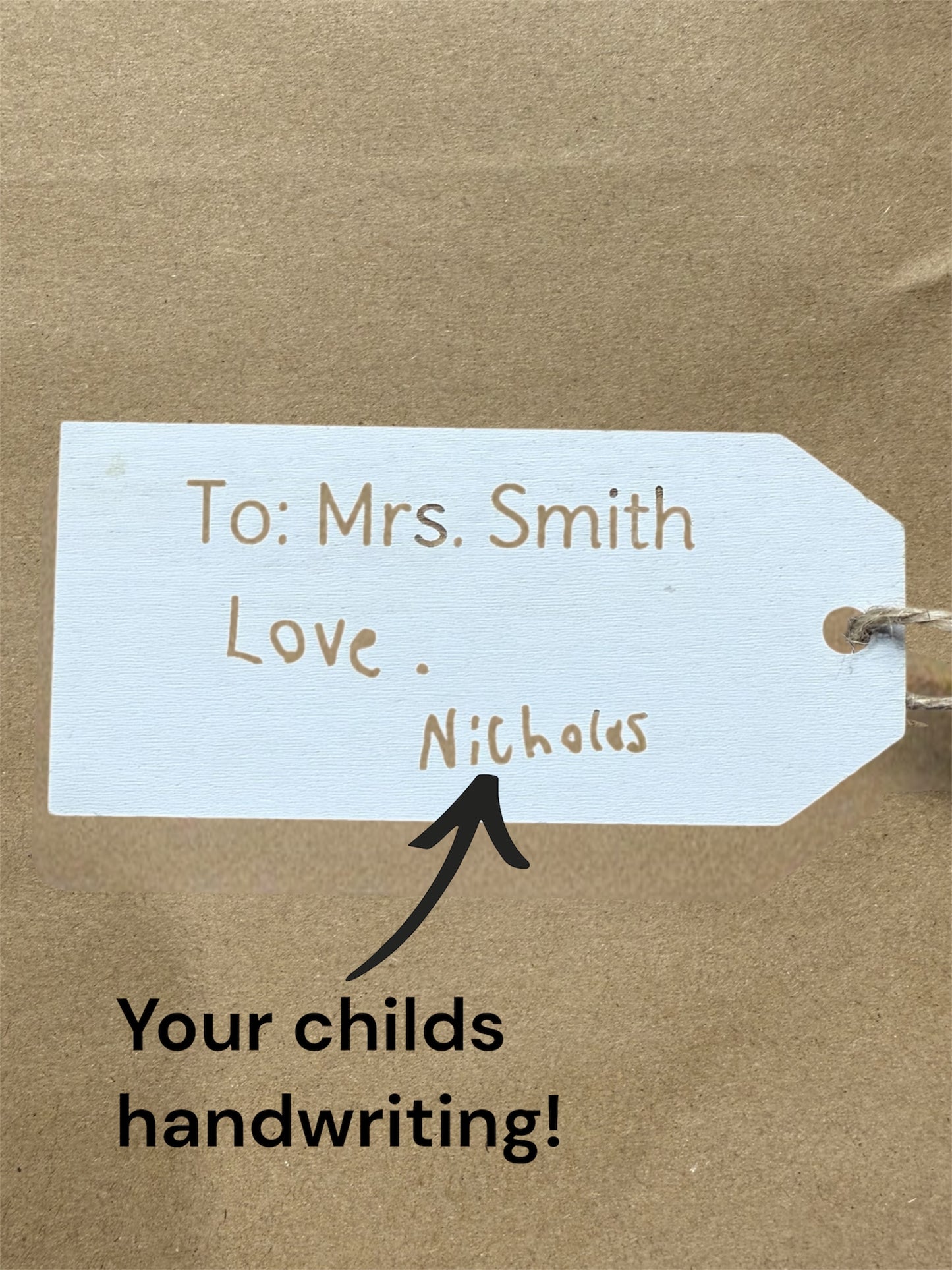 Custom gift tags