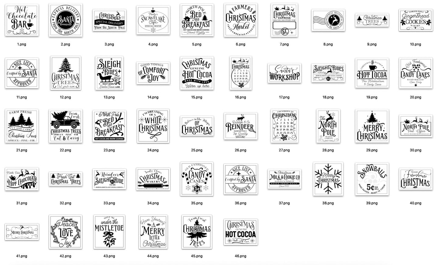 Christmas/ holiday themed bamboo cutting board