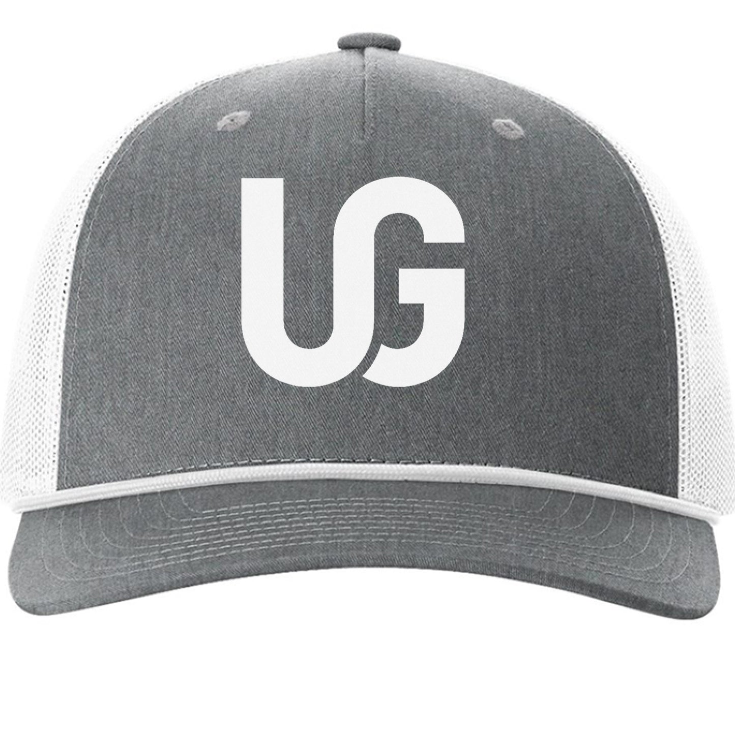 Heather Grey/ White - FRONT