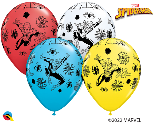 11" Spiderman Latex Balloon