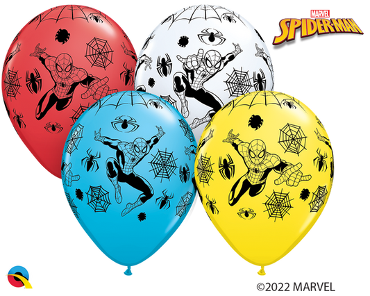 11" Spiderman Latex Balloon