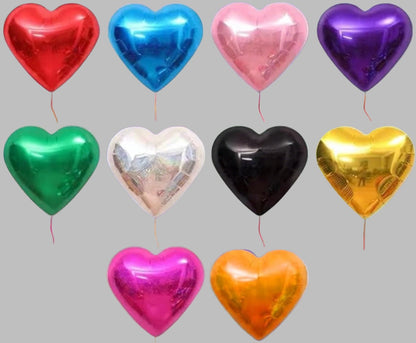 18" Foil Heart Shaped Balloons