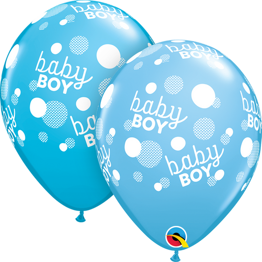 11" Baby Boy Blue Latex