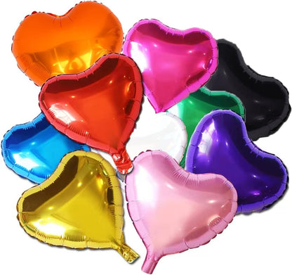 18" Foil Heart Shaped Balloons