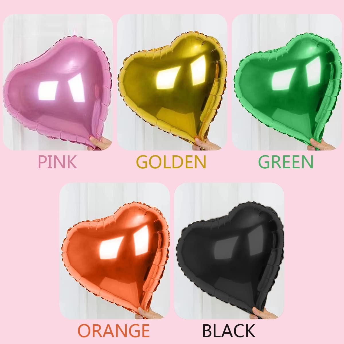 18" Foil Heart Shaped Balloons