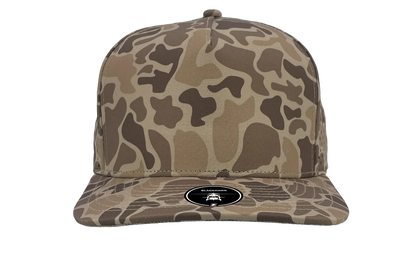 Old school brown camo hunting hat