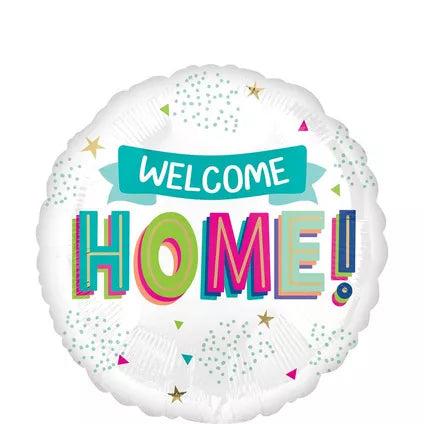 Banner Welcome Home Foil Balloon, 18in