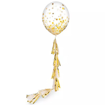 1ct, 24in, Confetti Balloon with Tassel Tail