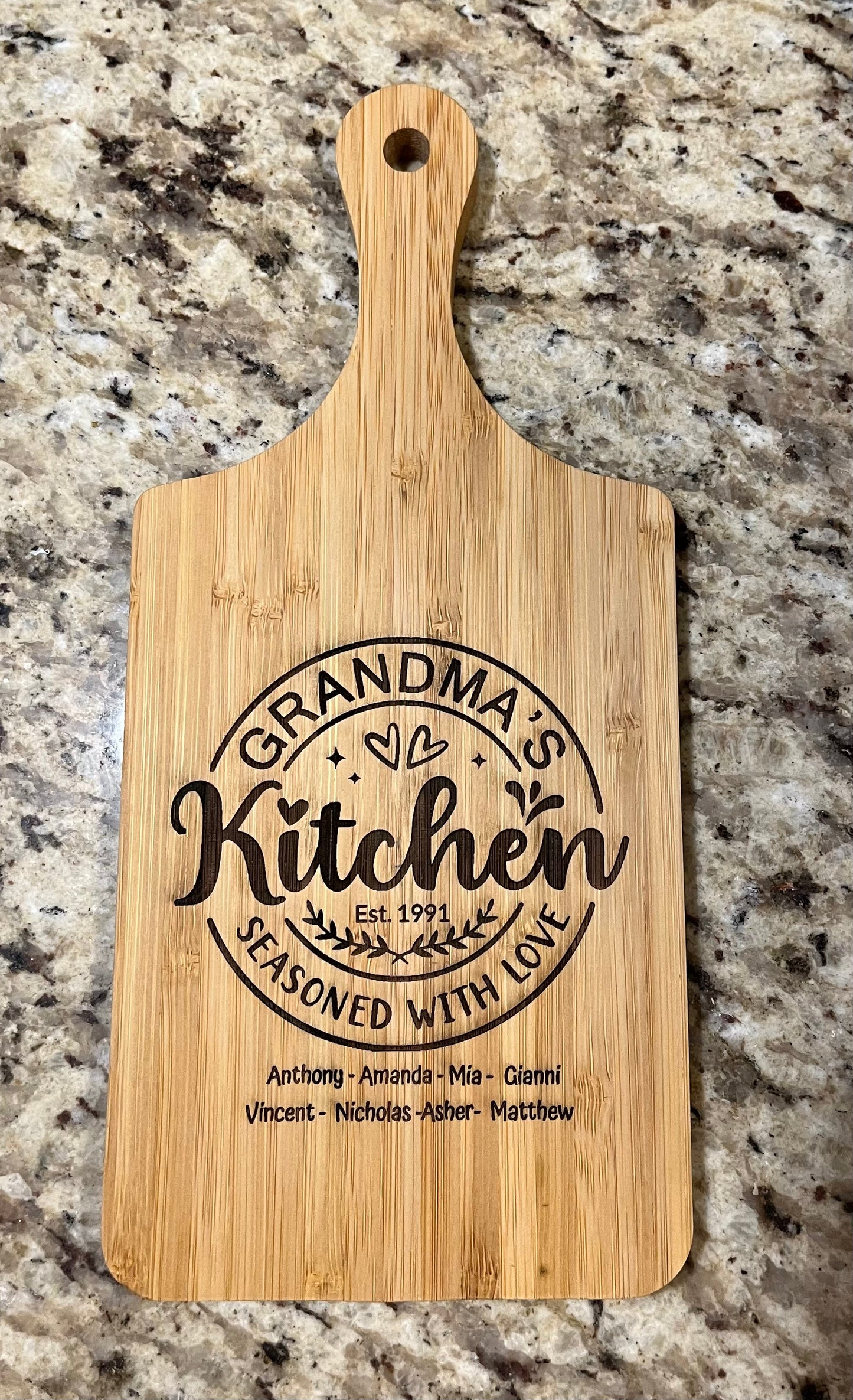 Grandmas Kitchen cutting board