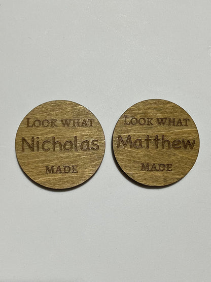 Look what I made fridge magnet (2 pack)