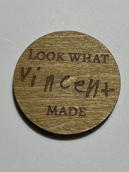 Look what I made fridge magnet (2 pack)