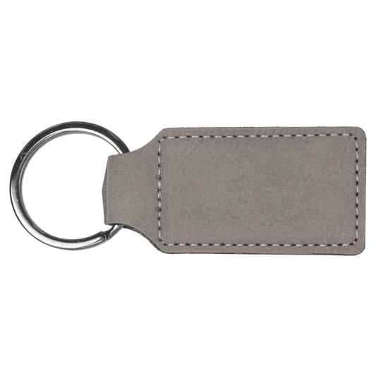 Leatherette keychain blanks (5 pack)