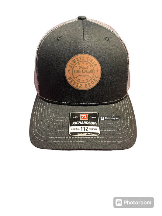 Blue Collar American patch hat