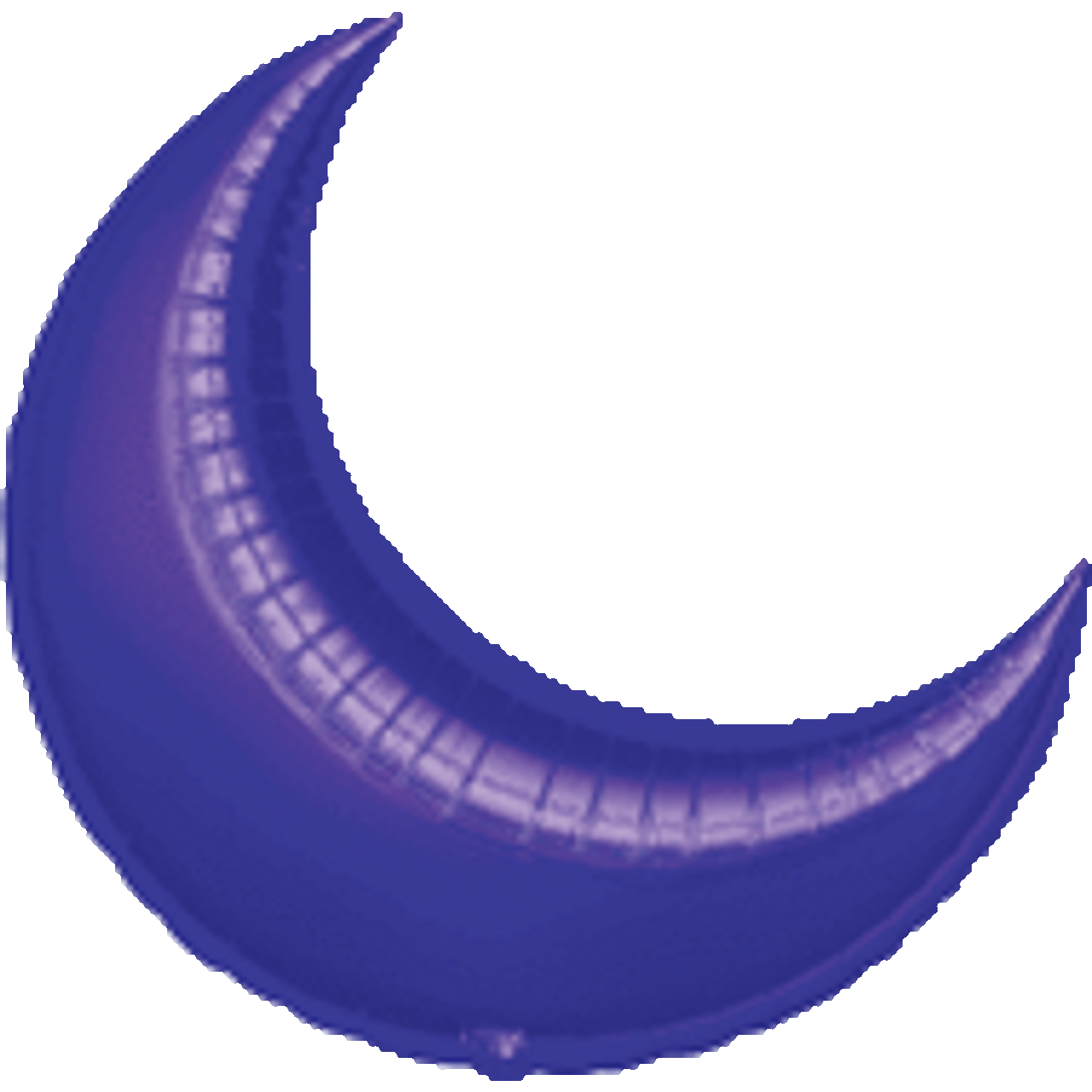 26" Crescent Moon Purple