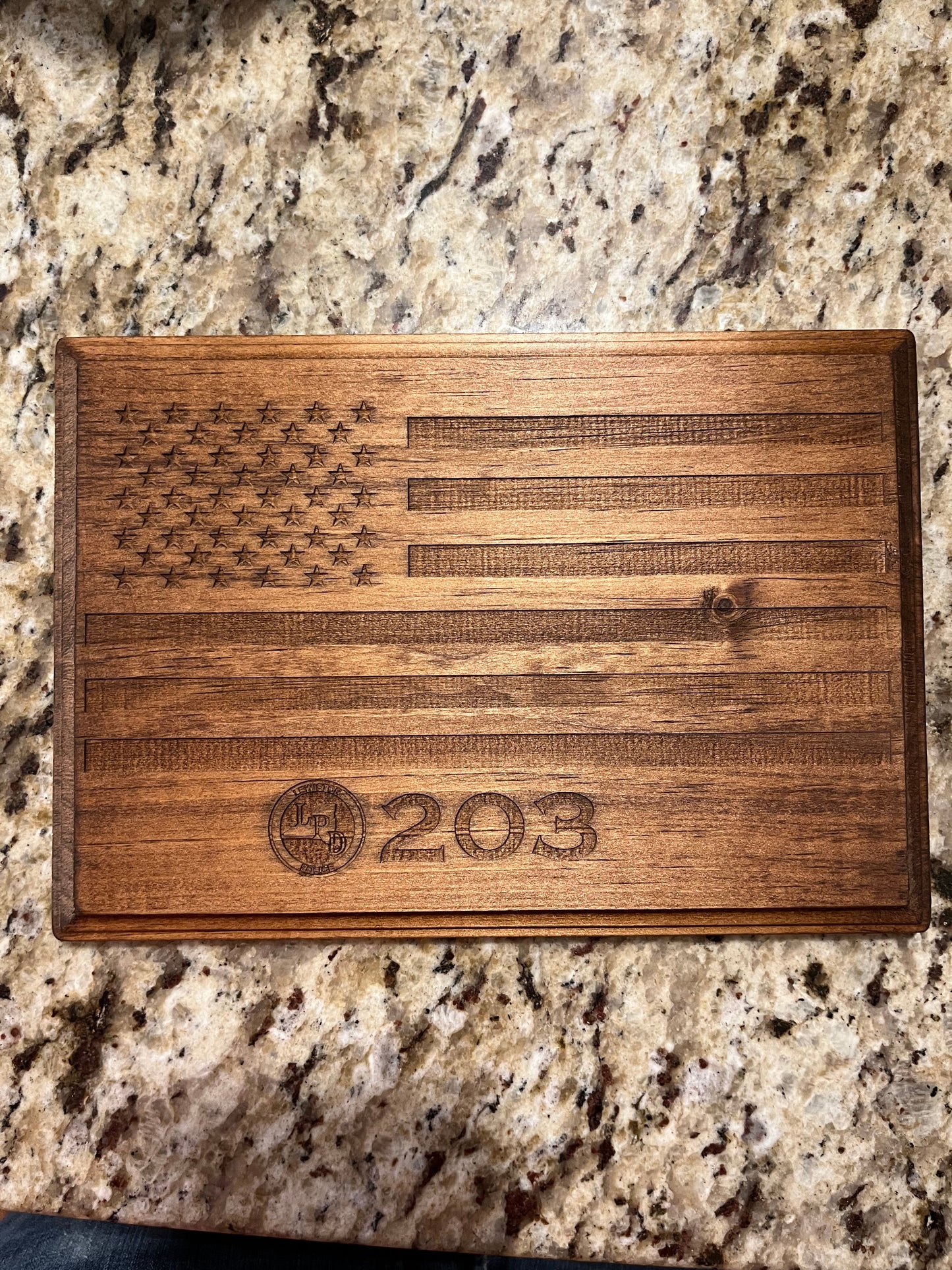 Flag plaque