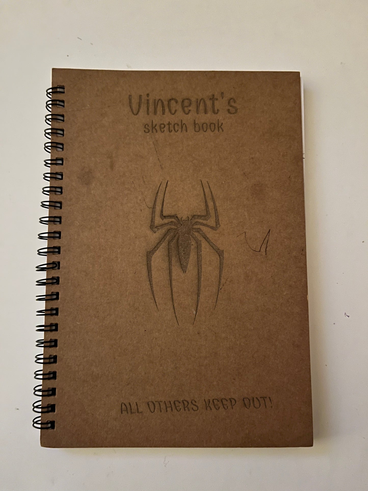 Custom child’s notebook/ sketchbook