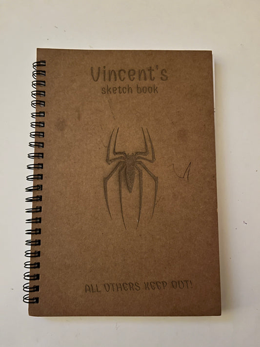 Custom child’s notebook/ sketchbook