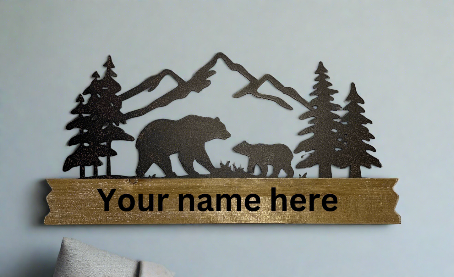 Bear wall hanger